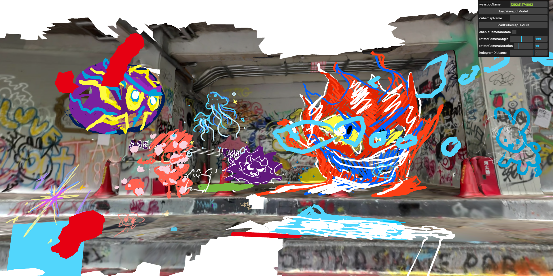 AR Graffiti StreetWriter Process Visual
